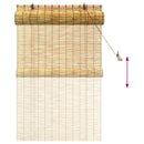 vidaXL Roletta Természetes 100 x 160 cm Nád