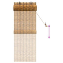 vidaXL Roletta Barna 60 x 160 cm Nád