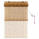 vidaXL Roletta Barna 100 x 160 cm Nád