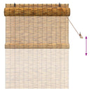 vidaXL Roletta Barna 120 x 160 cm Nád