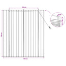 vidaXL Roletta Barna 140 x 160 cm Nád
