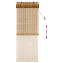 vidaXL Roletta Barna 80 x 220 cm Nád