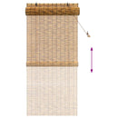 vidaXL Roletta Barna 100 x 220 cm Nád