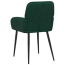 vidaXL Étkező Székek 2 pcs Bársony Sötétzöld 57 x 50 x 85 cm