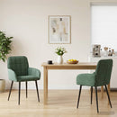 vidaXL Étkező Székek 2 pcs Bársony Tengeri Zöld 57 x 50 x 85 cm