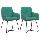 vidaXL Étkező Székek 2 pcs Bársony Türkiz 59 x 56,5 x 86 cm