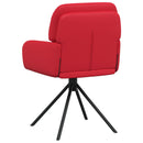 vidaXL Forgós Étkezős Székek 2 db Műbőr Piros 59 x 59,5 x 90 cm