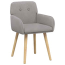 vidaXL Étkező Székek 2 db Bouclé Világosszürke 59 x 57 x 85 cm