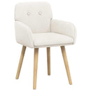 vidaXL Étkező Székek 2 pcs Bouclé Krémszínű 59 x 57 x 85 cm