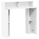 vidaXL Kandallókeret Fehér 102 x 18 x 100,5 cm Szerelt Fa