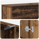 vidaXL Kandallókeret Antik Fa 102 x 18 x 100,5 cm Szerelt Fa