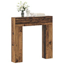 vidaXL Kandallókeret Antik Fa 102 x 18 x 100,5 cm Szerelt Fa