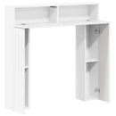 vidaXL Kandallókeret Fehér 102 x 18 x 100,5 cm Szerelt Fa