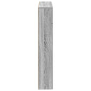 vidaXL Kandallókeret Szürke Sonoma 102 x 18 x 100,5 cm Szerelt Fa