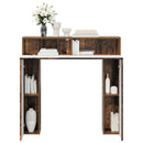 vidaXL Kandallókeret Antik Fa 102 x 18 x 100,5 cm Szerelt Fa
