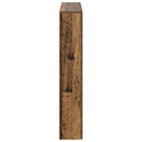 vidaXL Kandallókeret Antik Fa 102 x 18 x 100,5 cm Szerelt Fa