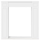 vidaXL Kandallókeret Fehér 100 x 20 x 100 cm Szerelt Fa