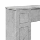 vidaXL Kandallókeret Betonszürke 100 x 20 x 100 cm Szerelt Fa