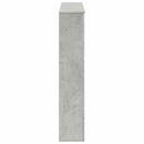 vidaXL Kandallókeret Betonszürke 100 x 20 x 100 cm Szerelt Fa