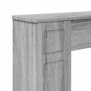 vidaXL Kandallókeret Szürke Sonoma 100 x 20 x 100 cm Szerelt Fa