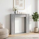 vidaXL Kandallókeret Szürke Sonoma 100 x 20 x 100 cm Szerelt Fa