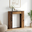vidaXL Kandallókeret Antik Fa 100 x 20 x 100 cm Szerelt Fa