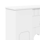 vidaXL Kandallókeret Fehér 93 x 20 x 89 cm Szerelt Fa