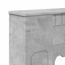 vidaXL Kandallókeret Betonszürke 93 x 20 x 89 cm Szerelt Fa