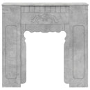 vidaXL Kandallókeret Betonszürke 93 x 20 x 89 cm Szerelt Fa