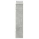 vidaXL Kandallókeret Betonszürke 93 x 20 x 89 cm Szerelt Fa