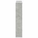 vidaXL Kandallókeret Betonszürke 102 x 20 x 102 cm Szerelt Fa