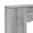 vidaXL Kandallókeret Szürke Sonoma 102 x 20 x 102 cm Szerelt Fa