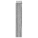 vidaXL Kandallókeret Szürke Sonoma 102 x 20 x 102 cm Szerelt Fa