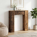 vidaXL Kandallókeret Antik Fa 102 x 20 x 102 cm Szerelt Fa
