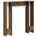 vidaXL Kandallókeret Antik Fa 102 x 20 x 102 cm Szerelt Fa