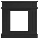 vidaXL Kandallókeret Fekete 102 x 26 x 100 cm Szerelt Fa