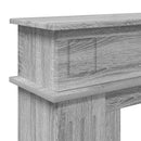 vidaXL Kandallókeret Szürke Sonoma 102 x 26 x 100 cm Szerelt Fa