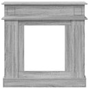 vidaXL Kandallókeret Szürke Sonoma 102 x 26 x 100 cm Szerelt Fa