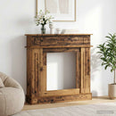 vidaXL Kandallókeret Antik Fa 102 x 26 x 100 cm Szerelt Fa