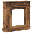 vidaXL Kandallókeret Antik Fa 102 x 26 x 100 cm Szerelt Fa