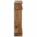 vidaXL Kandallókeret Antik Fa 102 x 26 x 100 cm Szerelt Fa