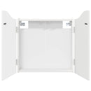 vidaXL Darts szekrény Fehér 56 x 12 x 63 cm Szerelt Fa