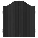 vidaXL Darts szekrény Fekete 56 x 12 x 63 cm Szerelt Fa