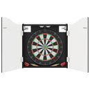 vidaXL Darts szekrény Fekete 56 x 12 x 63 cm Szerelt Fa