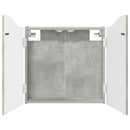 vidaXL Darts szekrény Betonszürke 56 x 12 x 63 cm Szerelt Fa