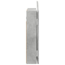vidaXL Darts szekrény Betonszürke 56 x 12 x 63 cm Szerelt Fa