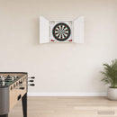 vidaXL Darts szekrény Magasfényű Fehér 56 x 12 x 63 cm Szerelt Fa