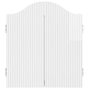 vidaXL Darts szekrény Fényes Fehér 56 x 12 x 63 cm Szerelt Fa