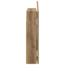 vidaXL Darts szekrény Kézműves Tölgy 56 x 12 x 63 cm Szerelt Fa