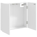 vidaXL Darts szekrény Fehér 56 x 12 x 53,5 cm Szerelt Fa